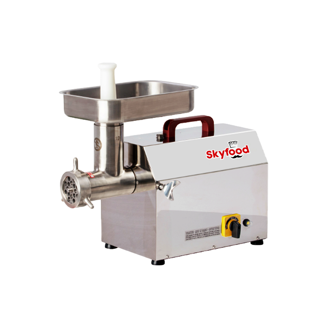 Skyfood SMG12F #12 Meat Grinder Countertop, 200 RPM, Stainless Steel, 1 HP