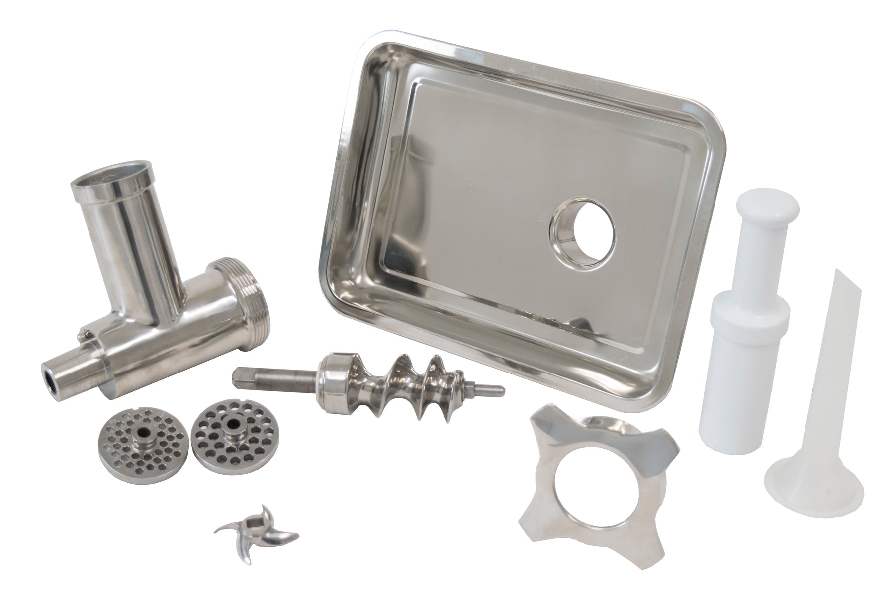 American Eagle AE-G22NH #22 Meat Grinder Attachment Kit Stainless Steel Fits #12 Hub