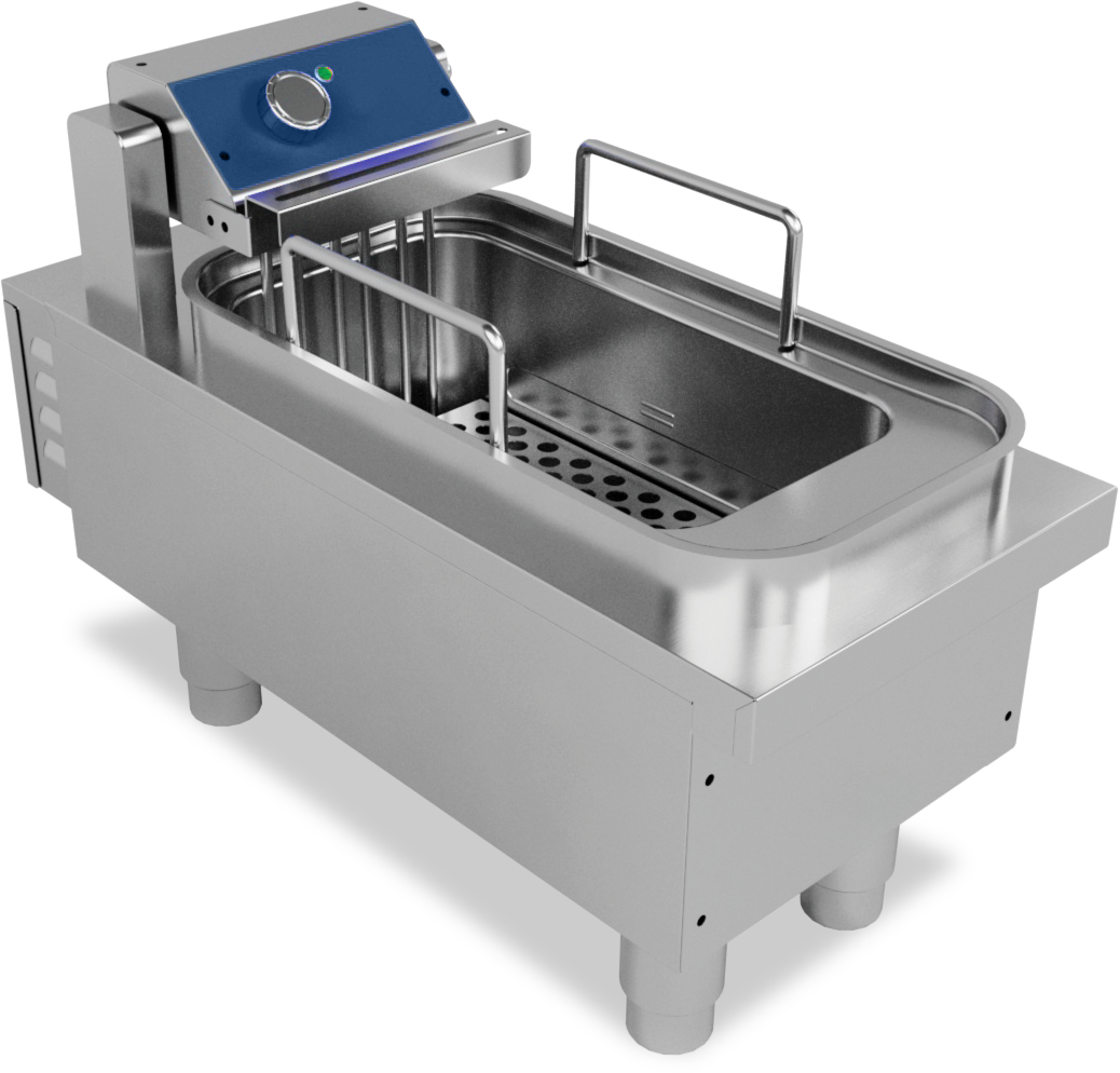 Pegasus FRHC-15E 15 lb Electric Countertop Fryer Thermostatic Control, Stainless Steel