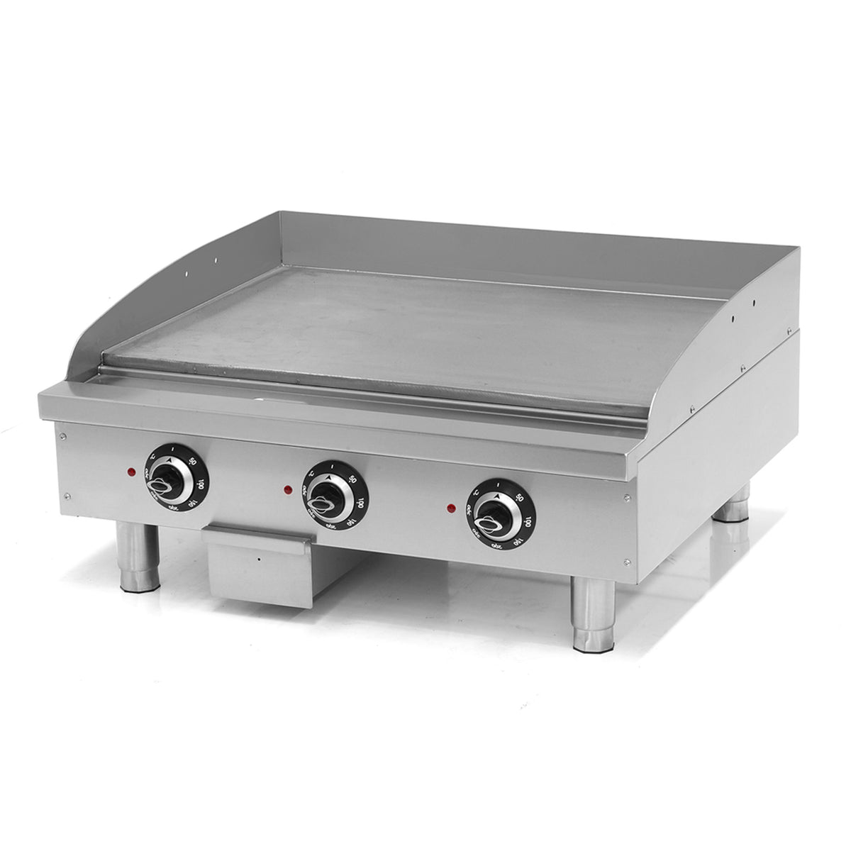 Pegasus GR-24E 24" Electric Griddle 3/4" Polished Steel Plate, Thermostatic Control, Stainless Steel Body