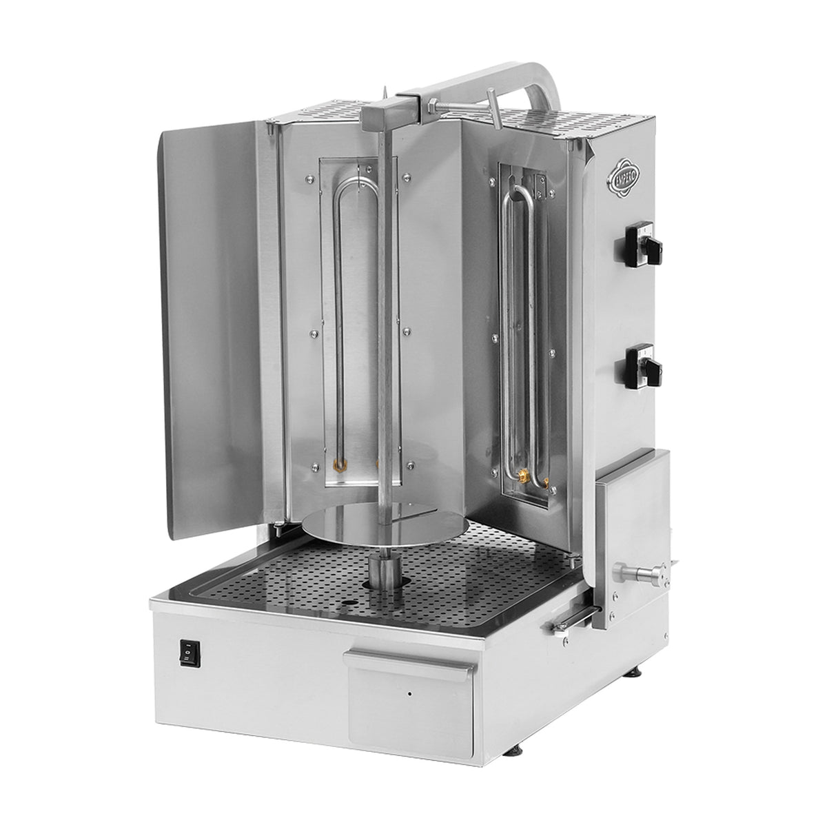 Pegasus V2C-3KE Vega Series Electric Gyro Machine 2 Columns, 2-Stage Heating, Stainless Steel