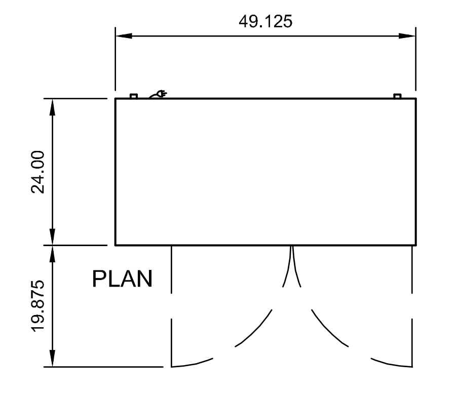 Arctic Air ABB48G 49" Glass Door Back Bar Refrigerator, 12.5 cu. ft., 2 Glass Doors, LED Interior, Digital Thermostat