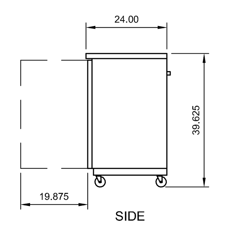 Arctic Air ABB48G 49" Glass Door Back Bar Refrigerator, 12.5 cu. ft., 2 Glass Doors, LED Interior, Digital Thermostat