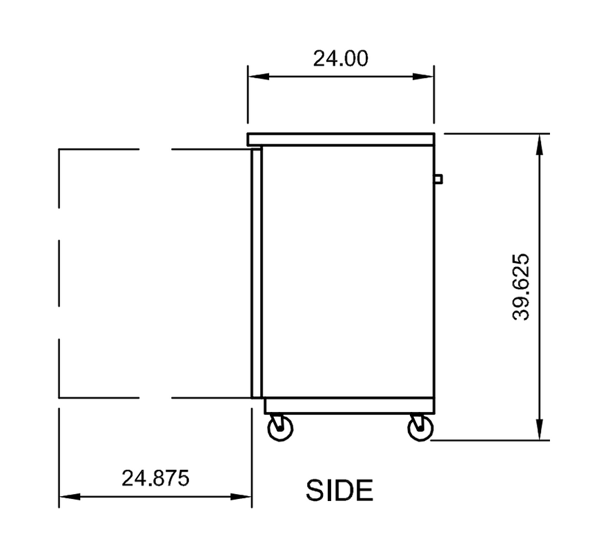 Arctic Air ABB60G 61" Glass Door Back Bar Refrigerator, 16.7 cu. ft., 2 Glass Doors, LED Interior, Digital Thermostat