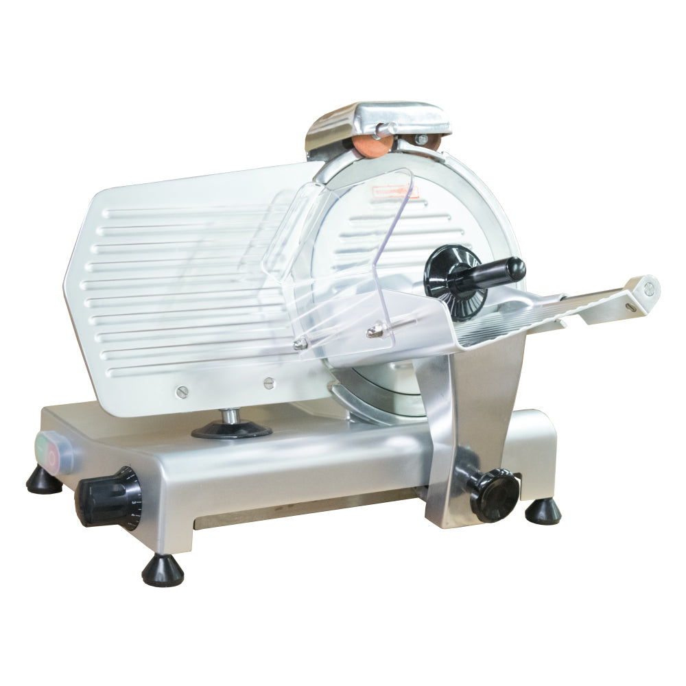 American Eagle AE-MS10 Heavy Duty 1/4HP 10" Meat Slicer Polish Aluminum ETL/NSF/CE