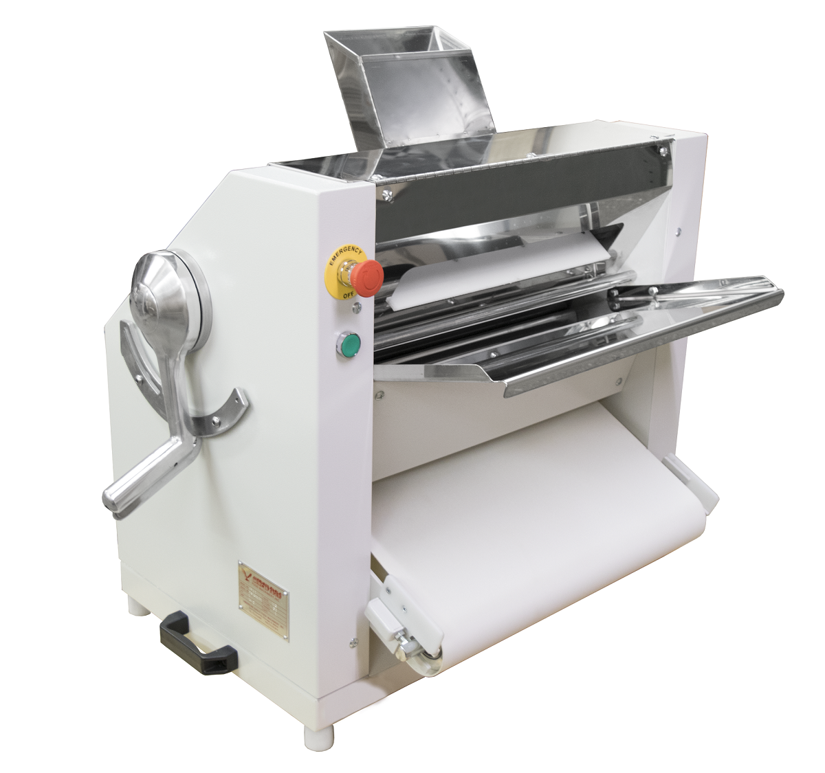 American Eagle AE-PS01 Dough Roller Bench Type, Dual Pass Roller process, Maximum up 18", 1Hp.