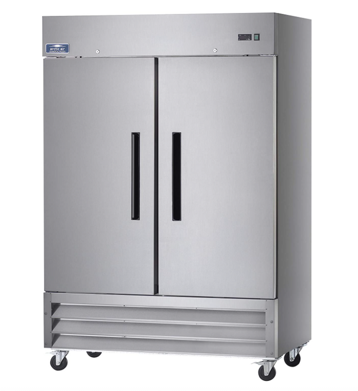 Arctic Air AR49 54" Reach-In Refrigerator, 49 cu. ft., 2 Solid Doors, Bottom Mount, Digital Thermostat