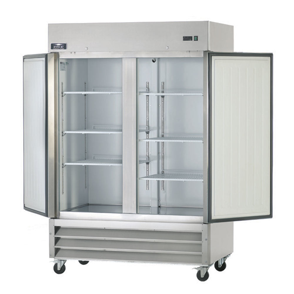 Arctic Air AR49 54" Reach-In Refrigerator, 49 cu. ft., 2 Solid Doors, Bottom Mount, Digital Thermostat