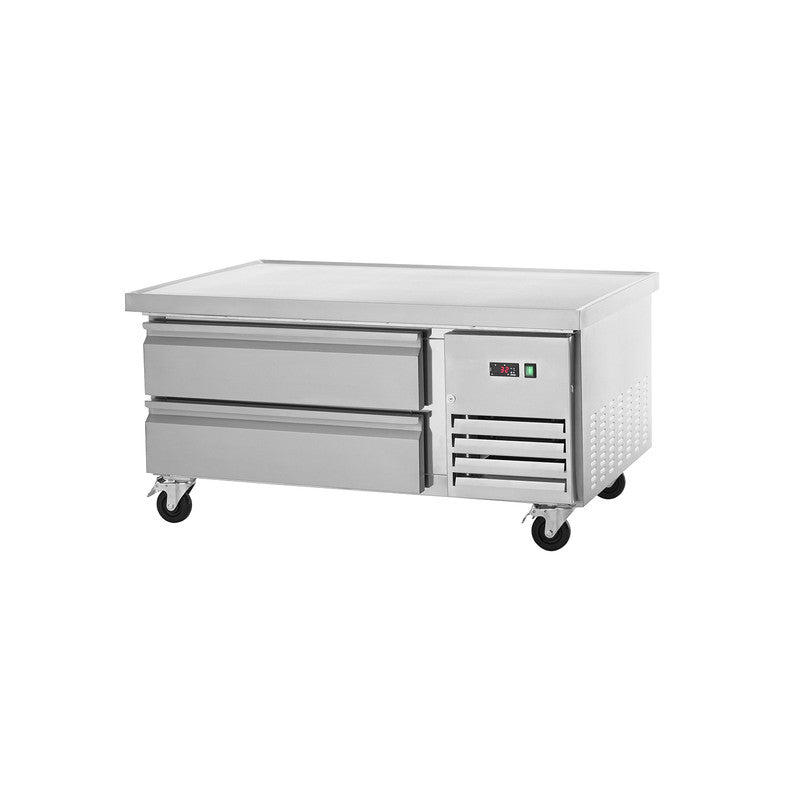 Arctic Air ARCB48 50" Refrigerated Chef Base, 2 Drawers, Marine Edge Top, Stainless Steel Construction, Digital Thermostat