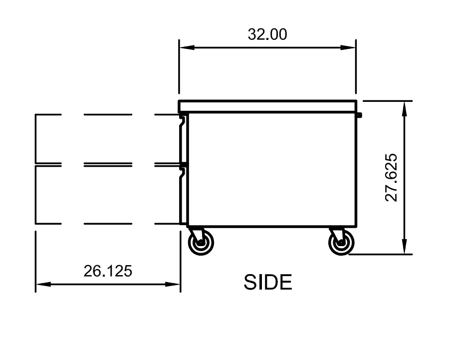 Arctic Air ARCB48 50" Refrigerated Chef Base, 2 Drawers, Marine Edge Top, Stainless Steel Construction, Digital Thermostat