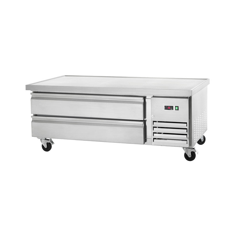Arctic Air ARCB60 62" Refrigerated Chef Base, 2 Drawers, Marine Edge Top, Stainless Steel Construction, Digital Thermostat