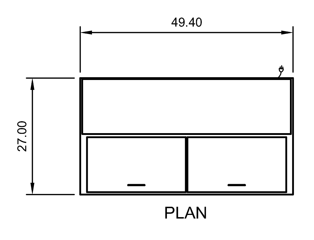 Arctic Air AUB50R 49.5" Horizontal Bottle Cooler, 13.7 cu. ft., 2 Sliding Lids, Digital Thermostat, LED Interior