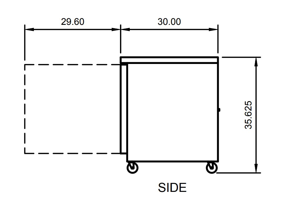 Arctic Air AUC60F 61.25" Worktop Freezer, 15.5 cu. ft., 2 Doors, Digital Thermostat, Stainless Steel Construction
