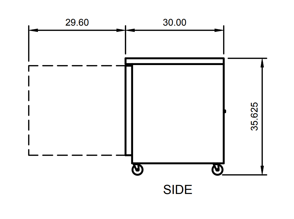 Arctic Air AUC60R 61.25" Worktop Refrigerator, 15.5 cu. ft., 2 Doors, Digital Thermostat, Stainless Steel Construction
