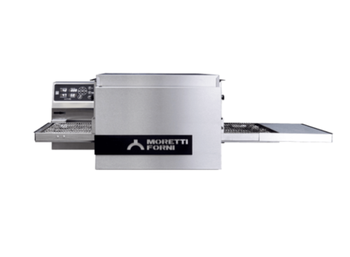 Moretti Forni T64EV1 24" Electric Conveyor Pizza Oven Ventless, 16"W Belt, 608°F Max Temperature, 20 Customizable Programs