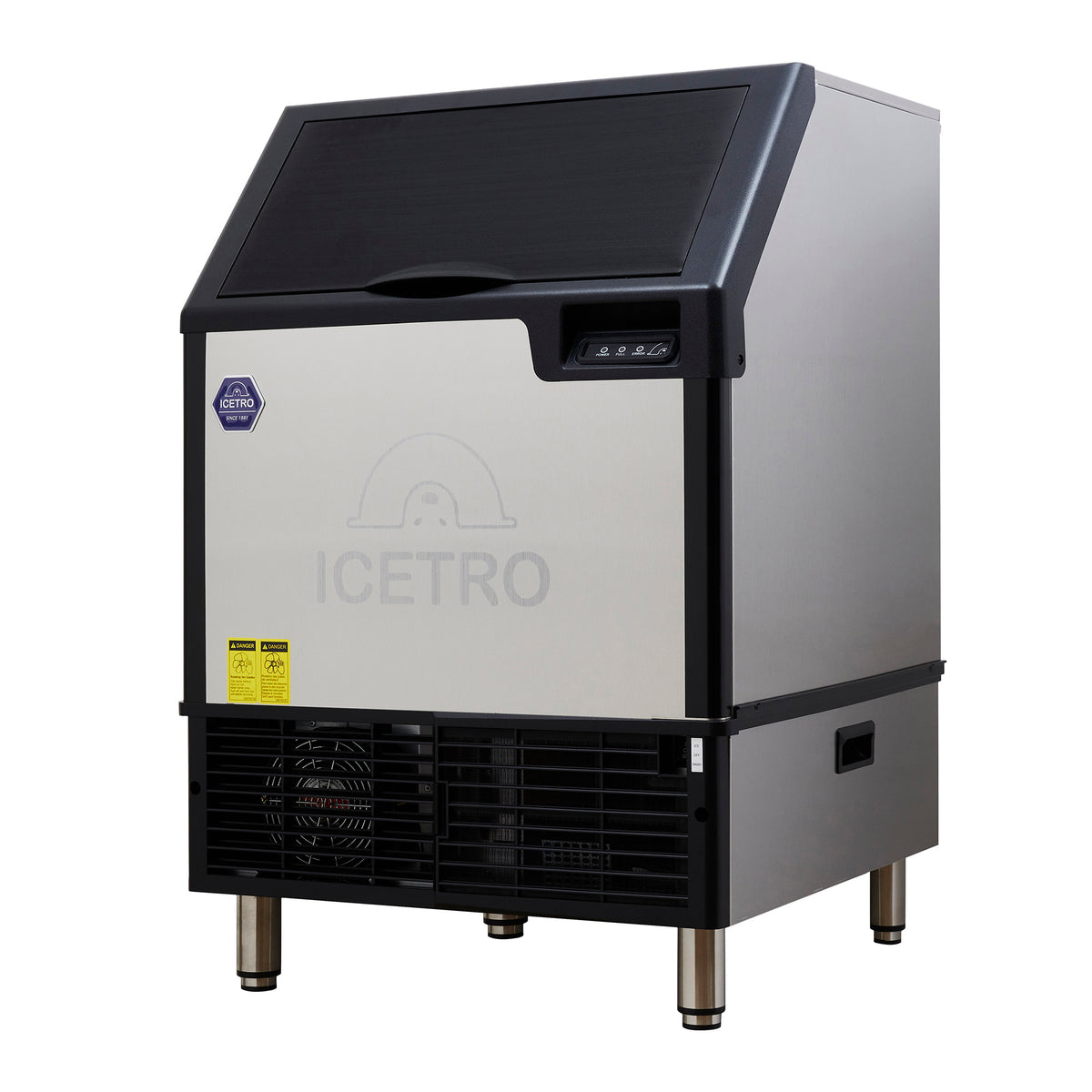Icetro IU-0170-AH 26" Undercounter Air-Cooled Ice Machine w/ Bin, Half Cube, 175 lb/Day, 115v