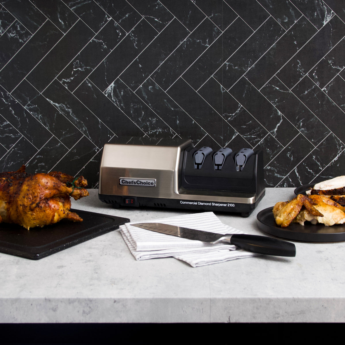 Chef's Choice 2100 Sharpening Module for Commercial Diamond Hone Model 2100, in Black (0215000)