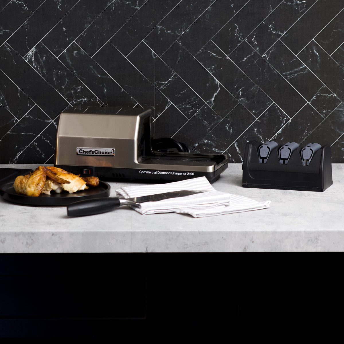 Chef's Choice 2100 Sharpening Module for Commercial Diamond Hone Model 2100, in Black (0215000)