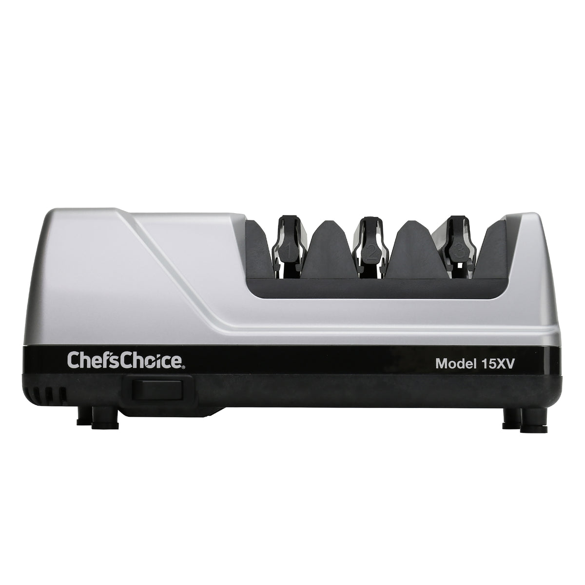 Chef's Choice 15XV Professional Electric Knife Sharpener, 3-Stage 15-Degree Trizor, in Platinum (0101500)