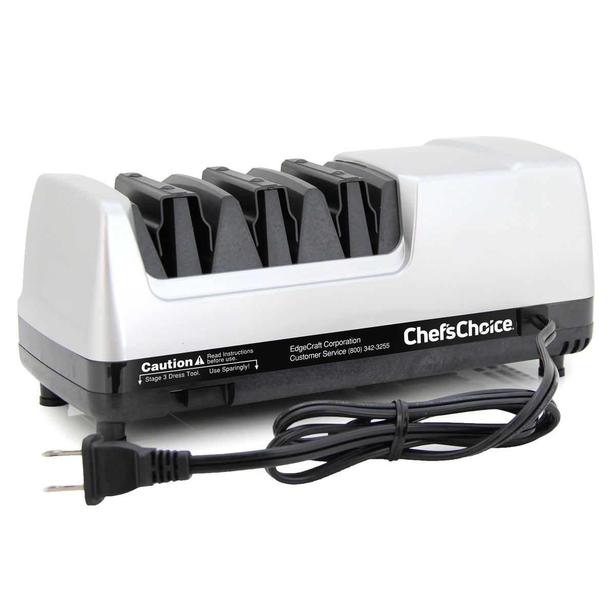 Chef's Choice 15XV Professional Electric Knife Sharpener, 3-Stage 15-Degree Trizor, in Platinum (0101500)