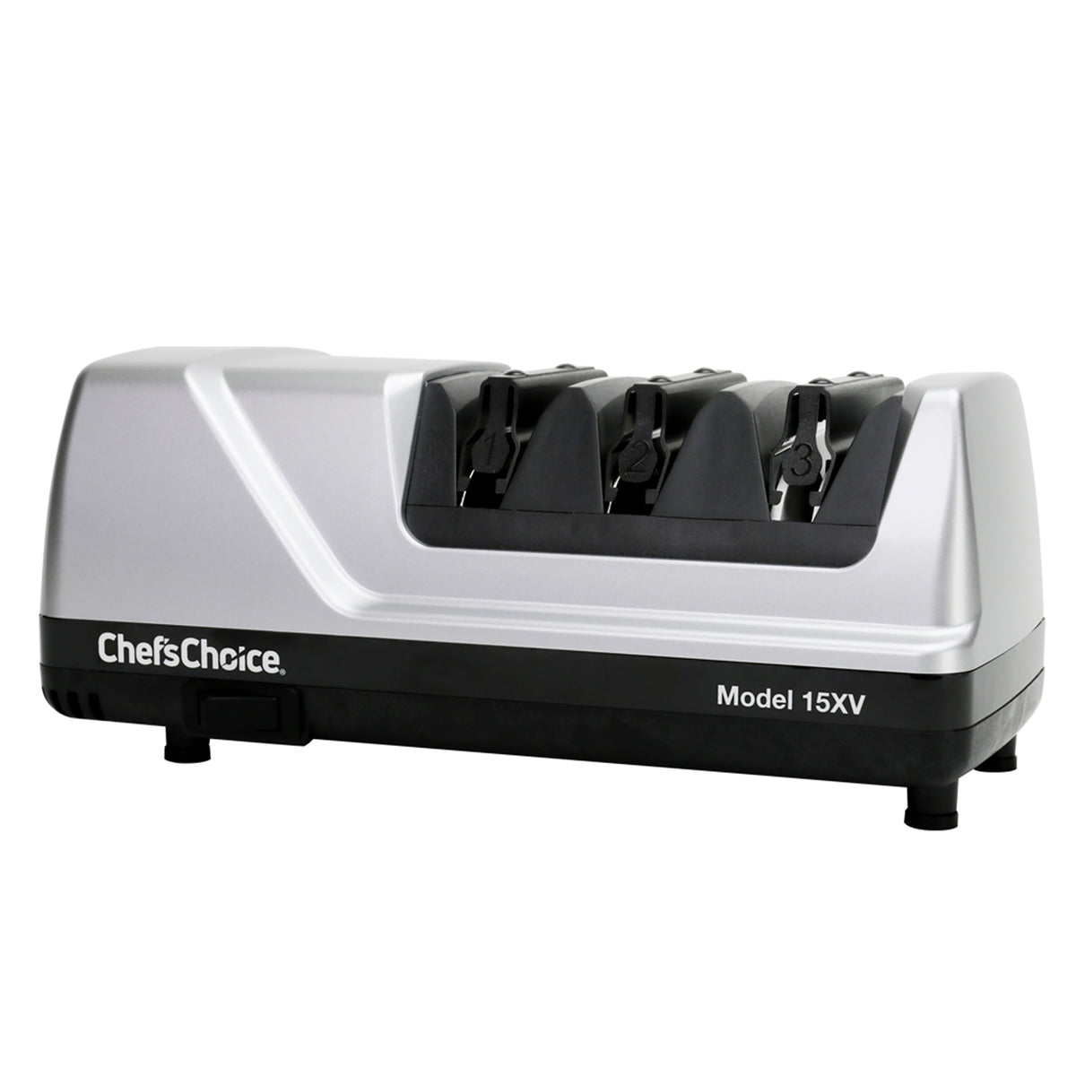 Chef's Choice 15XV Professional Electric Knife Sharpener, 3-Stage 15-Degree Trizor, in Platinum (0101500)