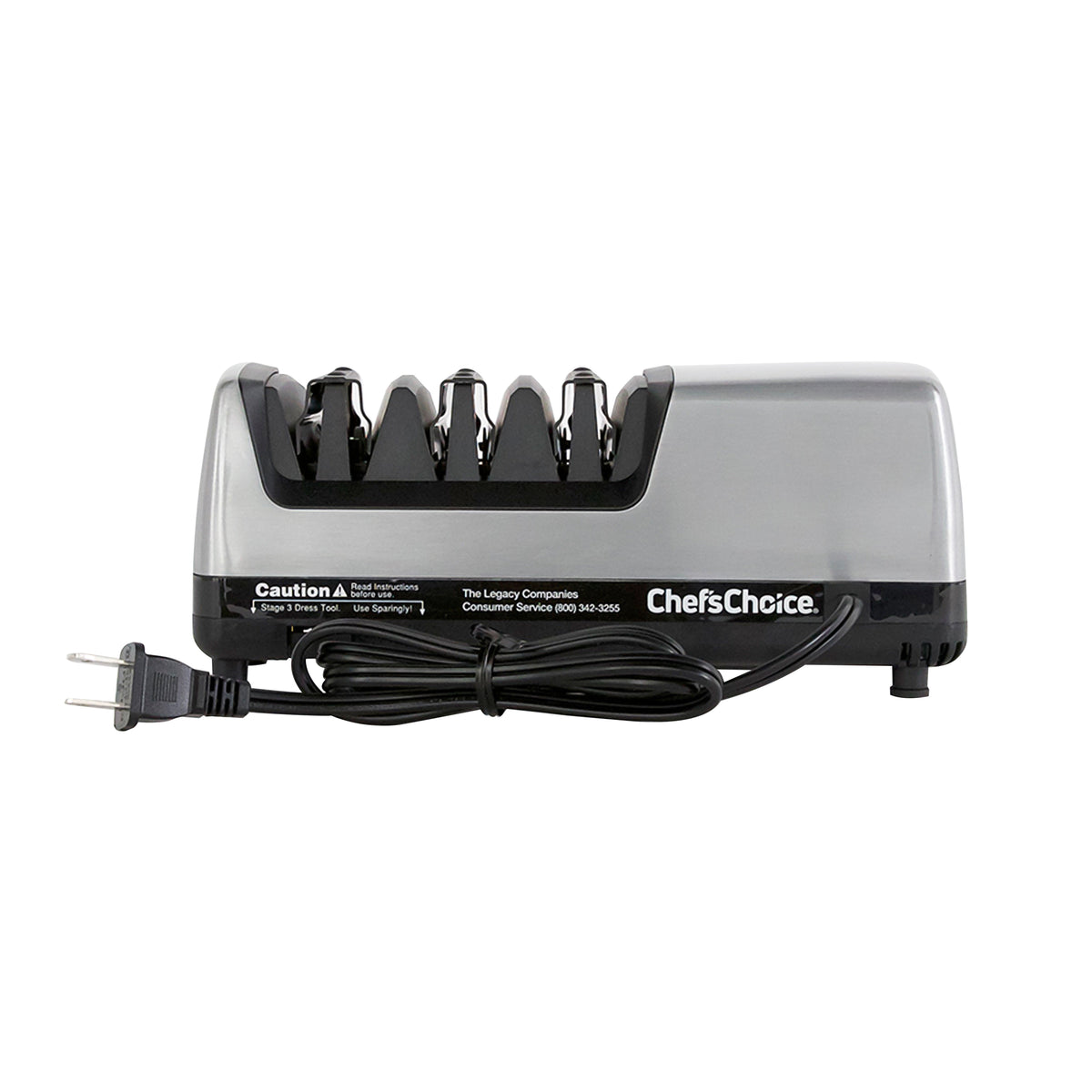 Chef's Choice 15XV Professional Electric Knife Sharpener, 3-Stage 15-Degree Trizor, in Brushed Metal (0101508)