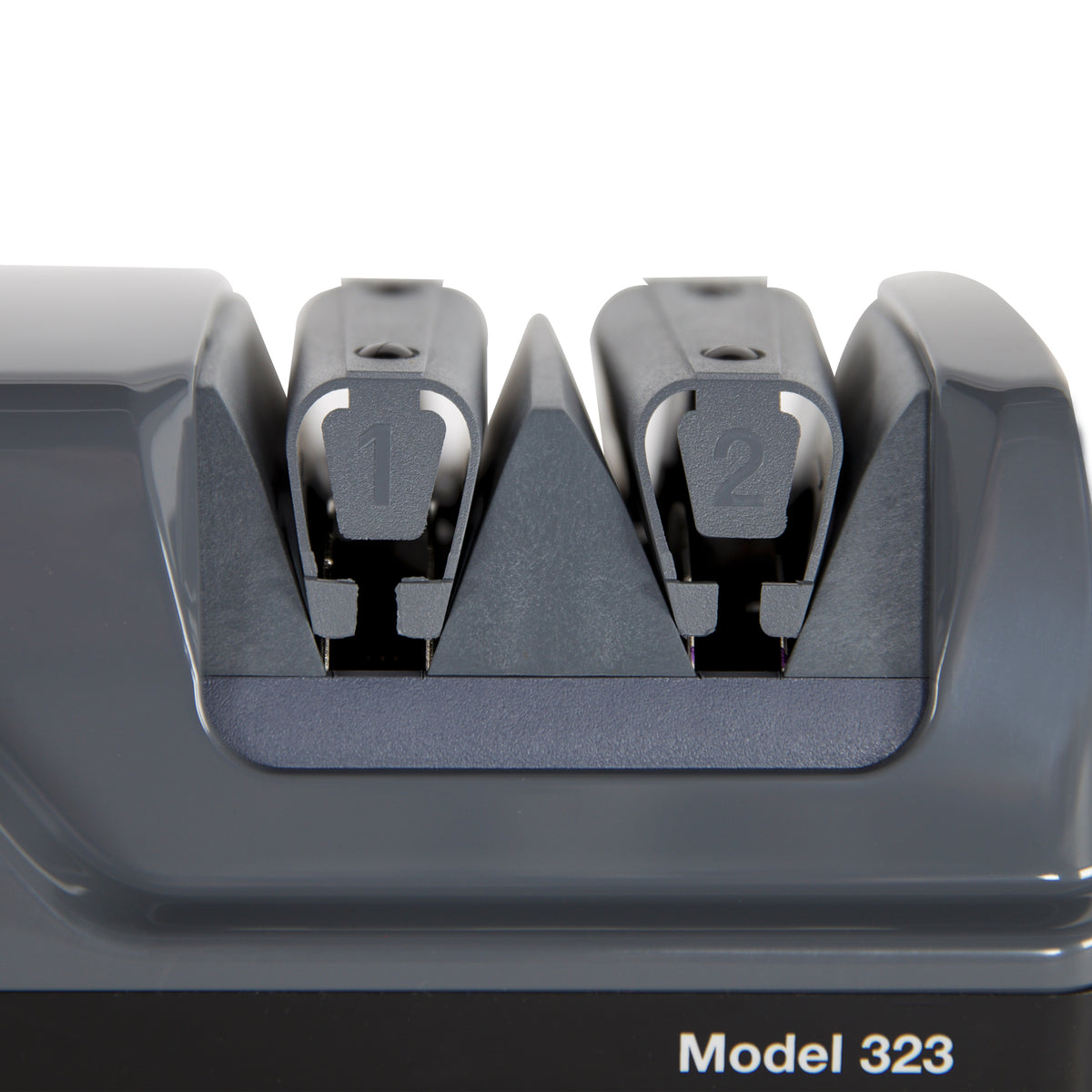 Chef's Choice 323 Commercial Electric Knife Sharpener, 2-Stage 20-Degree Dizor, in Gray (0323000)