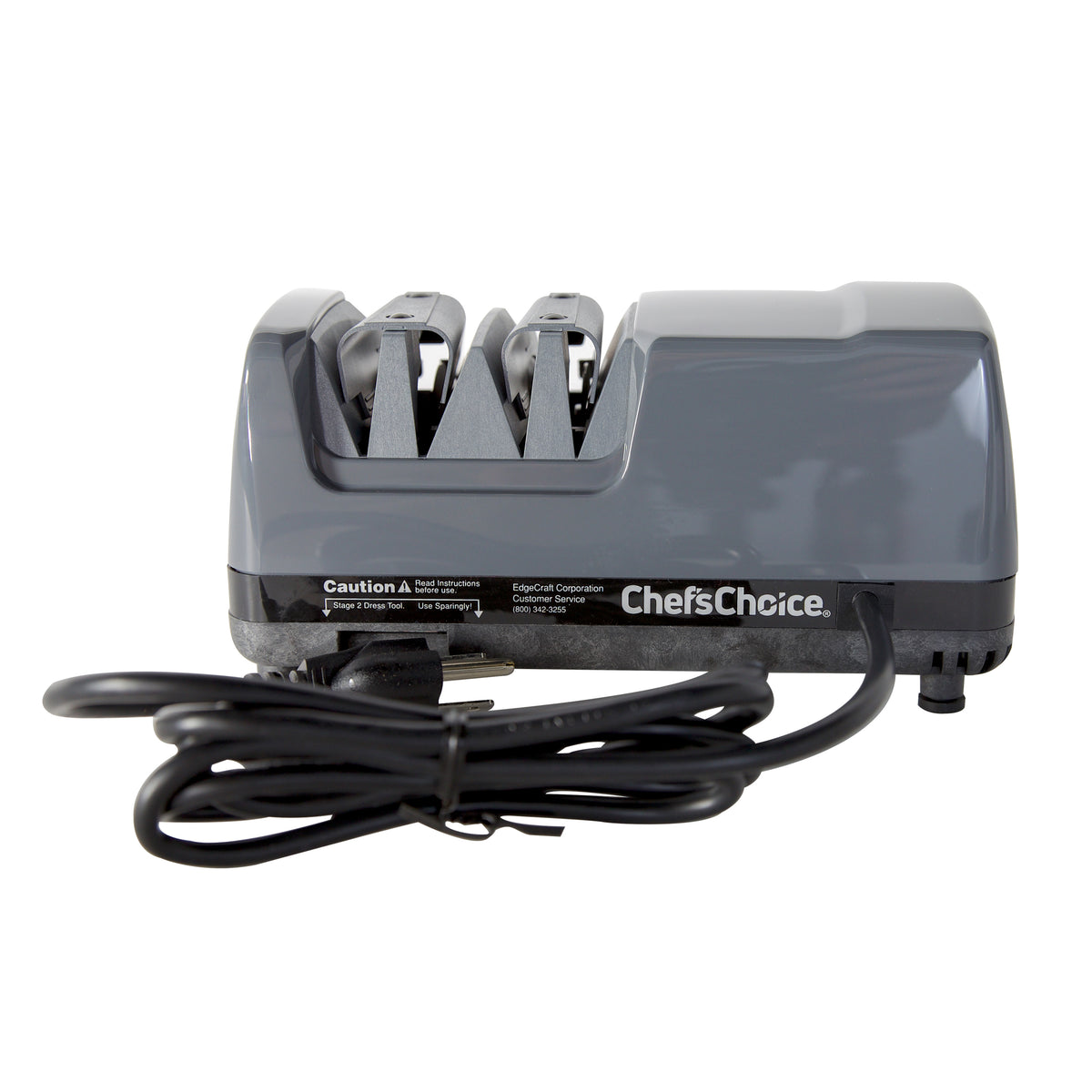 Chef's Choice 323 Commercial Electric Knife Sharpener, 2-Stage 20-Degree Dizor, in Gray (0323000)