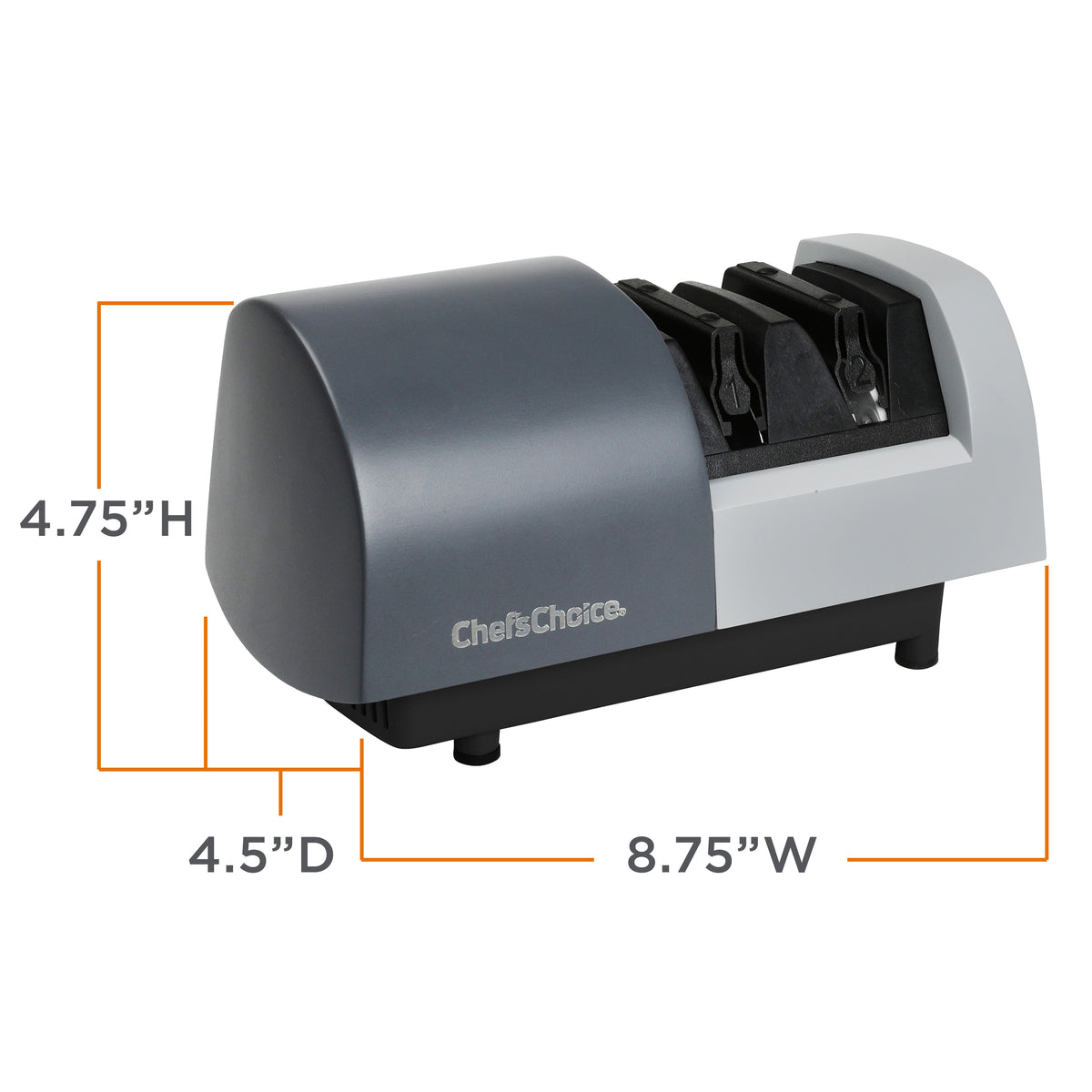 Chef's Choice SHCAC315GY11 Electric Knife Sharpener, 2-Stage 15° Dizor , in Gray