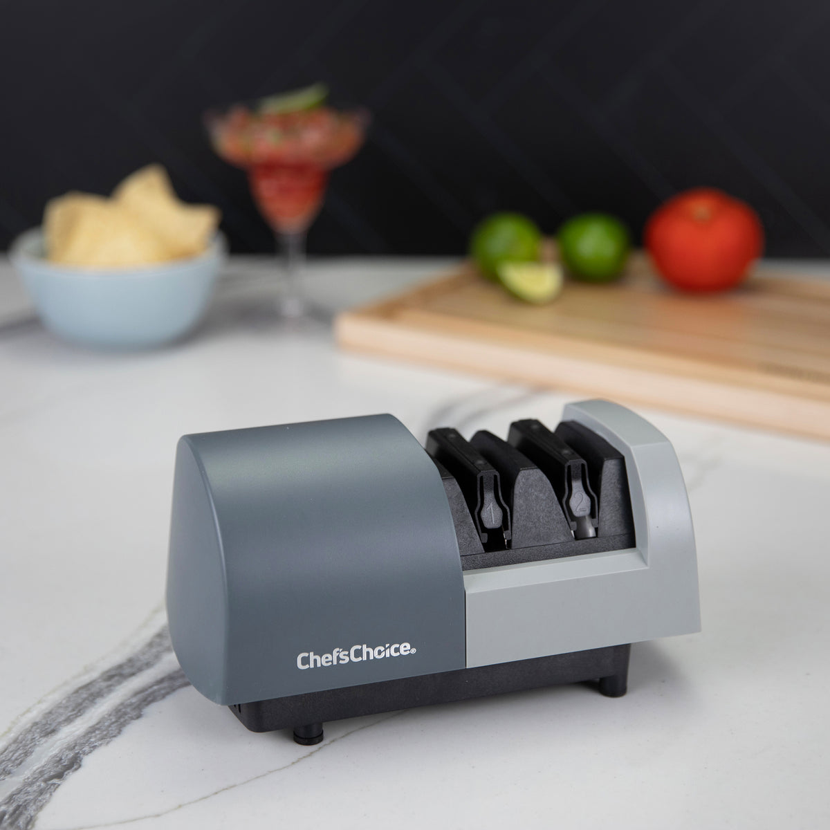 Chef's Choice SHCAC315GY11 Electric Knife Sharpener, 2-Stage 15° Dizor , in Gray