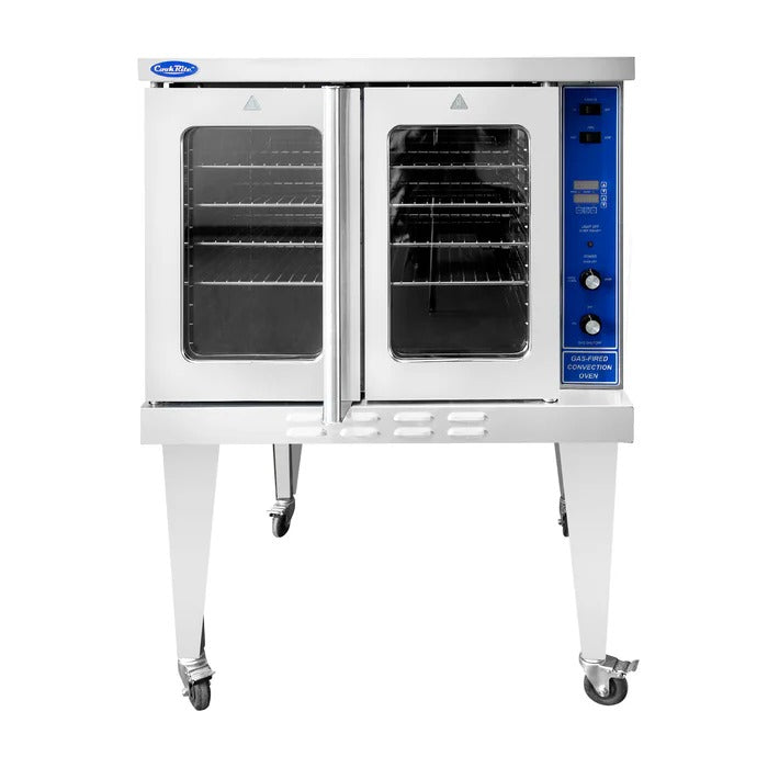 Atosa ATCO-513B-1 38.2" 5 Shelves Gas Convection Oven, 46,000 BTU, Bakery Depth, Legs and Castors