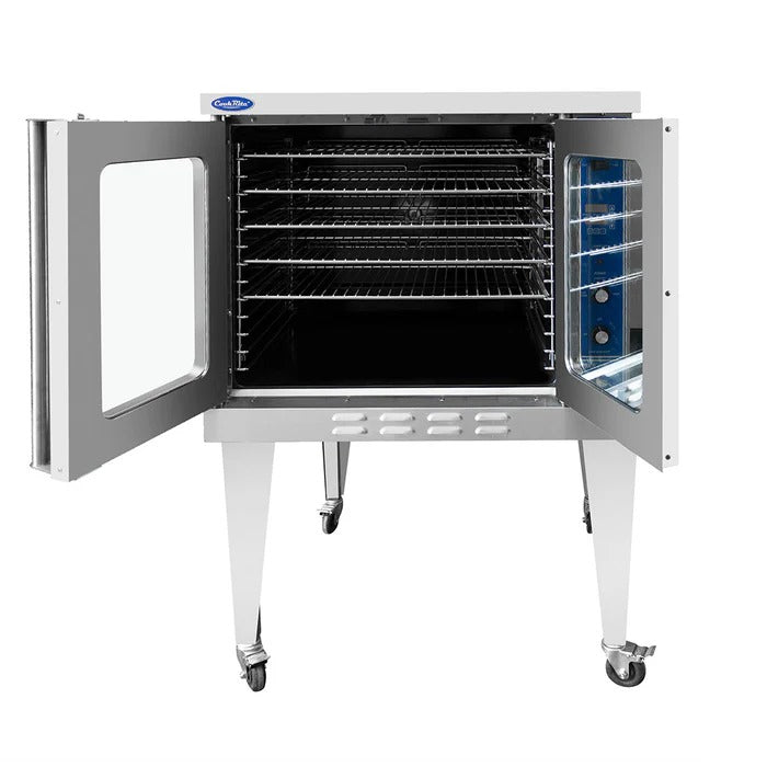 Atosa ATCO-513B-1 38.2" 5 Shelves Gas Convection Oven, 46,000 BTU, Bakery Depth, Legs and Castors