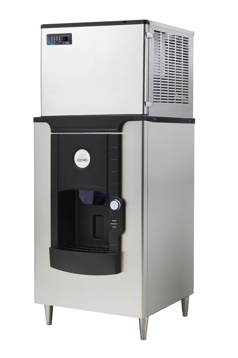 Icetro ID-H250-30 30" Hotel/Motel Ice Dispenser, 247 lb Storage, Push Dispense, ADA Compliant, 115v