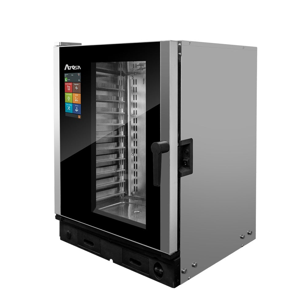 Atosa AEC-1021E 10 Pan Electric Combi Oven, Smart Touch Screen, Steam, Convection, Combination Cooking