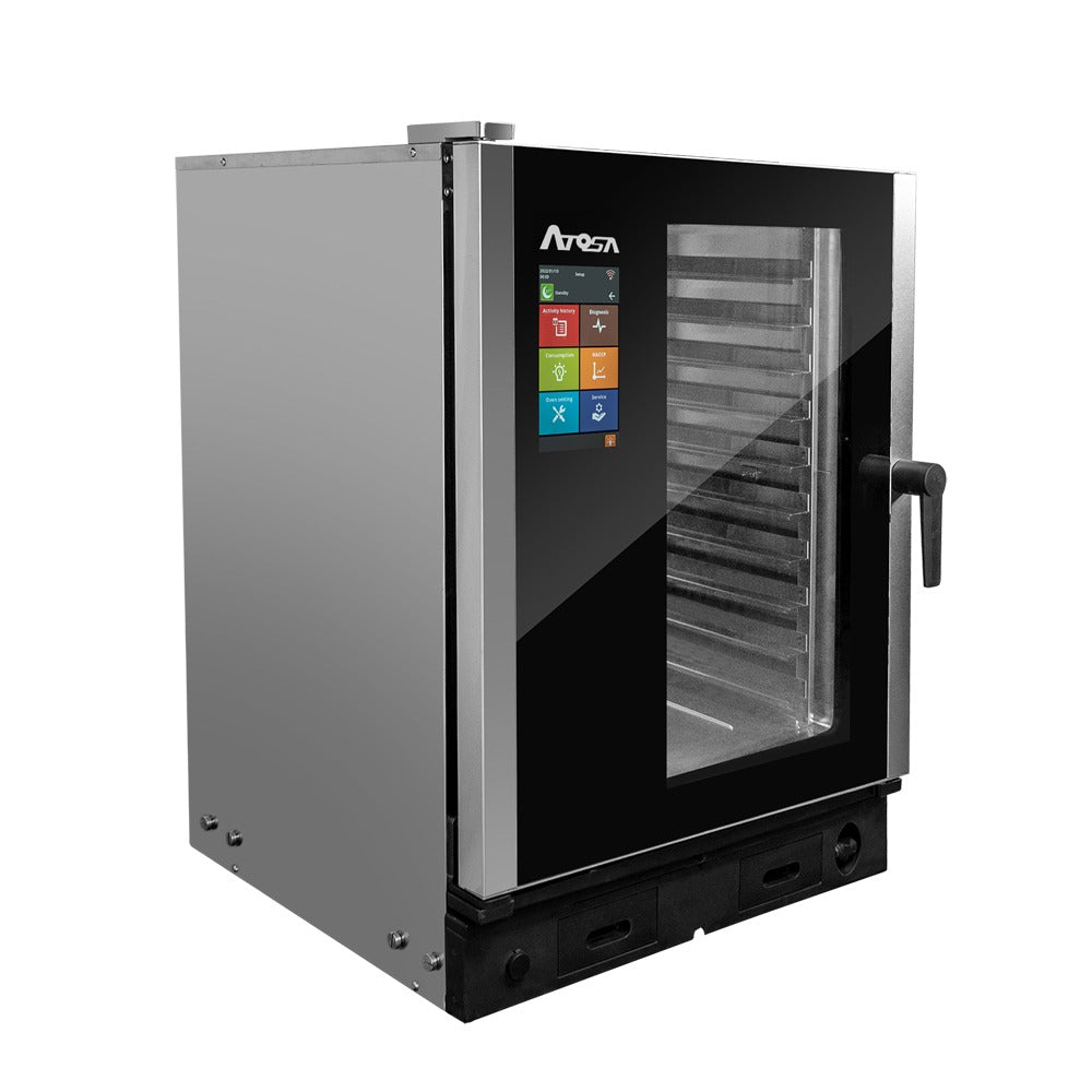 Atosa AEC-1021E 10 Pan Electric Combi Oven, Smart Touch Screen, Steam, Convection, Combination Cooking