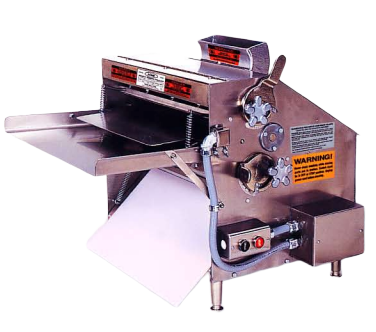 Acme MRS-20 Countertop Dough Roller Double Pass, 3 20" Wide Rollers