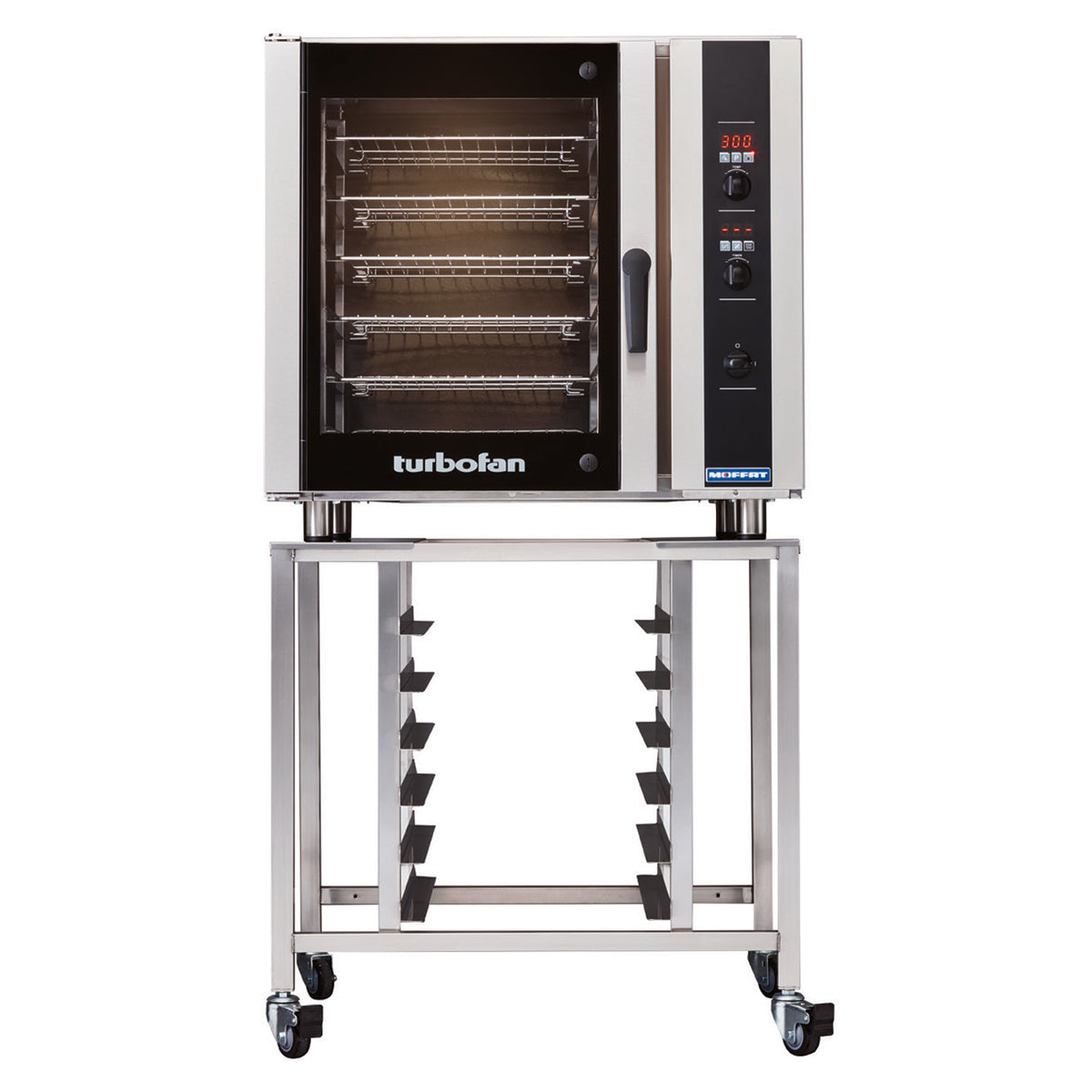 Moffat E35D6-26 6-Pan Full Size Electric Convection Oven Digital Controls, 2-Speed Fan, 5-Level Steam Injection