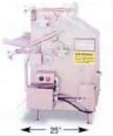 Acme MRS-11 Countertop Dough Roller Double Pass, 4 20" Wide Rollers