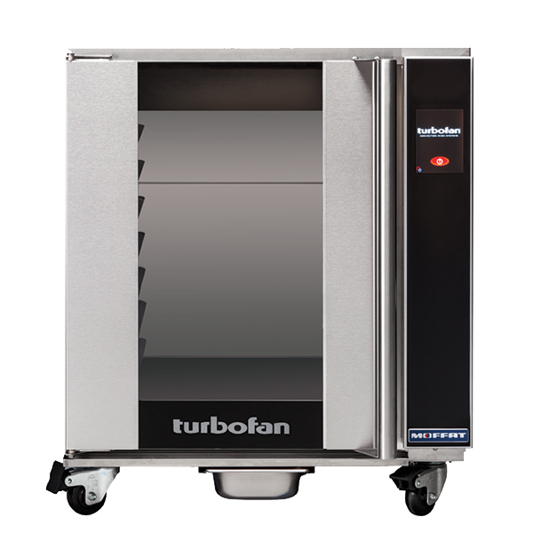 Moffat H8T-FS-UC Turbofan 8‑Pan Full‑Size Undercounter Holding Cabinet, Touchscreen Controls, USB, Shelf Timers, 208–240V Plug‑In