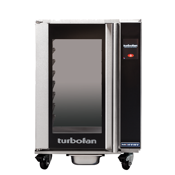 Moffat H8T-UC Turbofan 8‑Pan Half‑Size Undercounter Holding Cabinet, Touchscreen Controls, USB, Shelf Timers, 120V