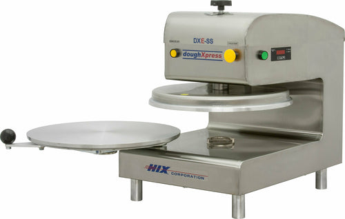 DoughXpress DXE-SS-120 18" Automatic Pizza Press, Electromechanical, Heated Upper Platen, Digital Controls
