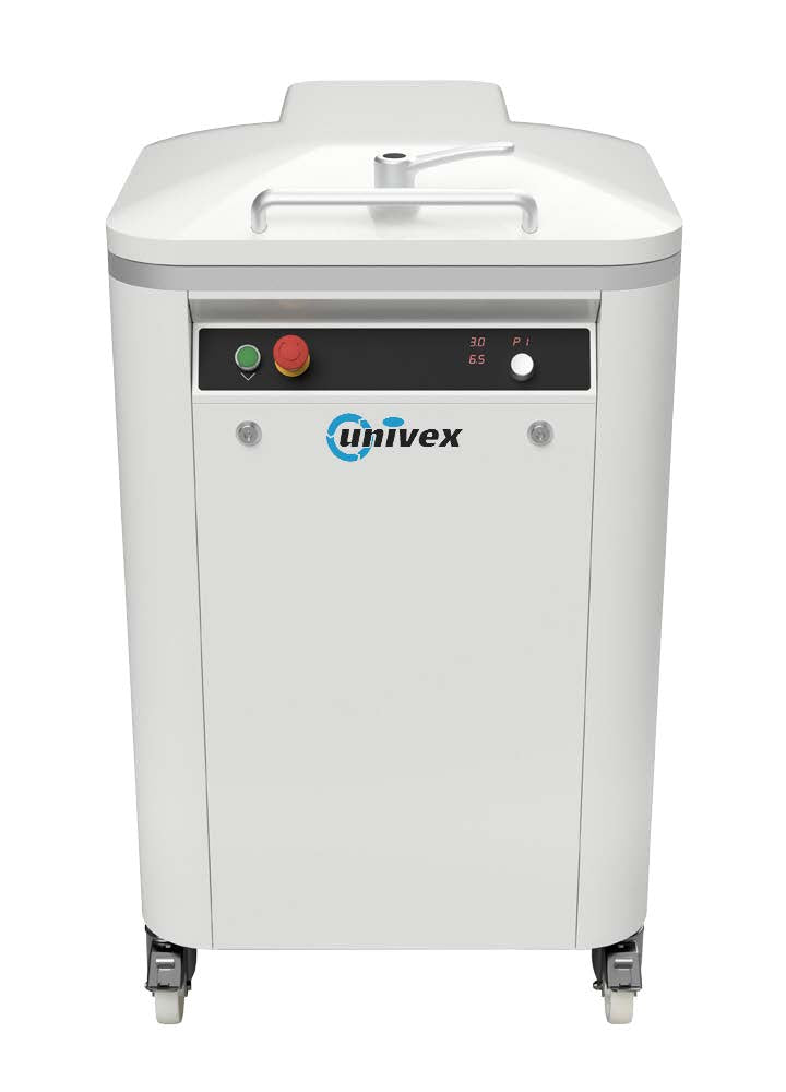 Univex ADCD1224 10.58/5.29–63.49/31.74 oz Dough Divider Automatic Square Double Cut, 1400/2800 Pieces/Hour, Hydraulic Powered