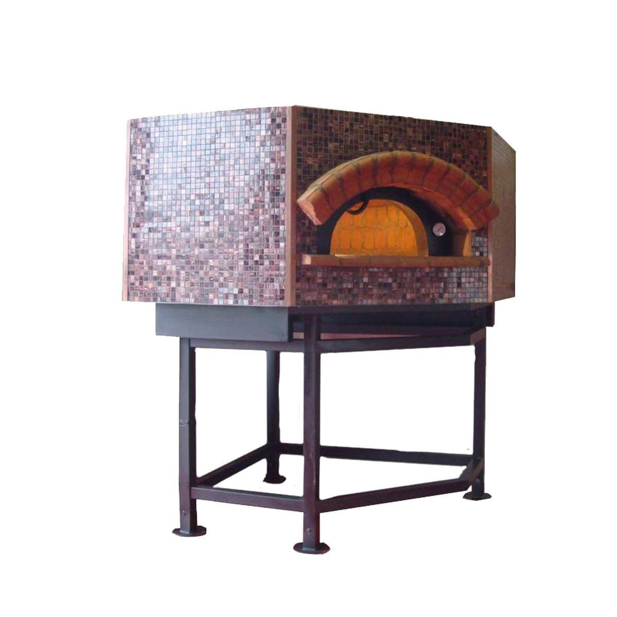 Univex DOME59P 13 x 12" Artisan Stone Hearth Pentagonal Pizza Oven Gas, 97,500 BTU