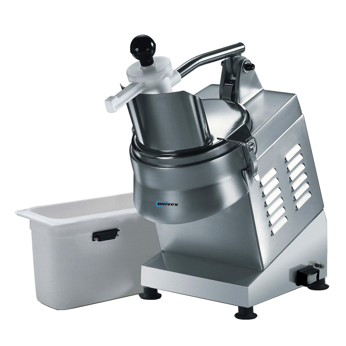 Univex UFP13 290–485 lb/hr Food Processor Angled Continuous Feed, 0.7 HP, 300 RPM