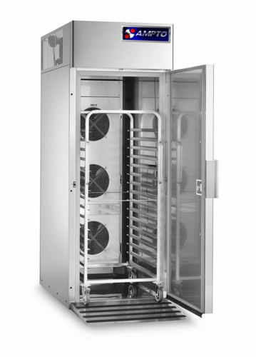 AMPTO ABT-20US Reach-In Blast Chiller Freezer, 209.5 lb Chilling / 165.5 lb Freezing, 7" Touchscreen