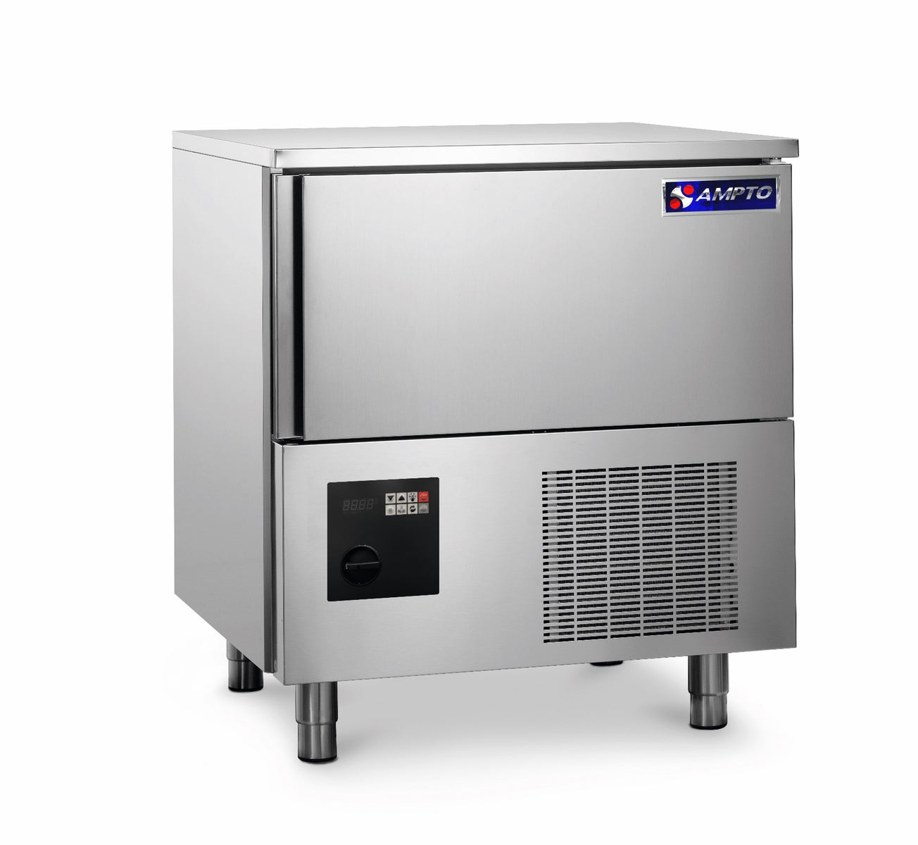 AMPTO ABT-5US 5-Tray Reach-In Blast Chiller Freezer, 57 lb Chilling / 35 lb Freezing Capacity