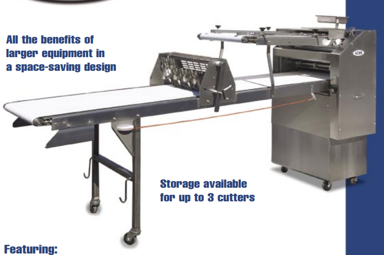 Acme 330DD Donut Production Table with Extended Cutting Conveyor