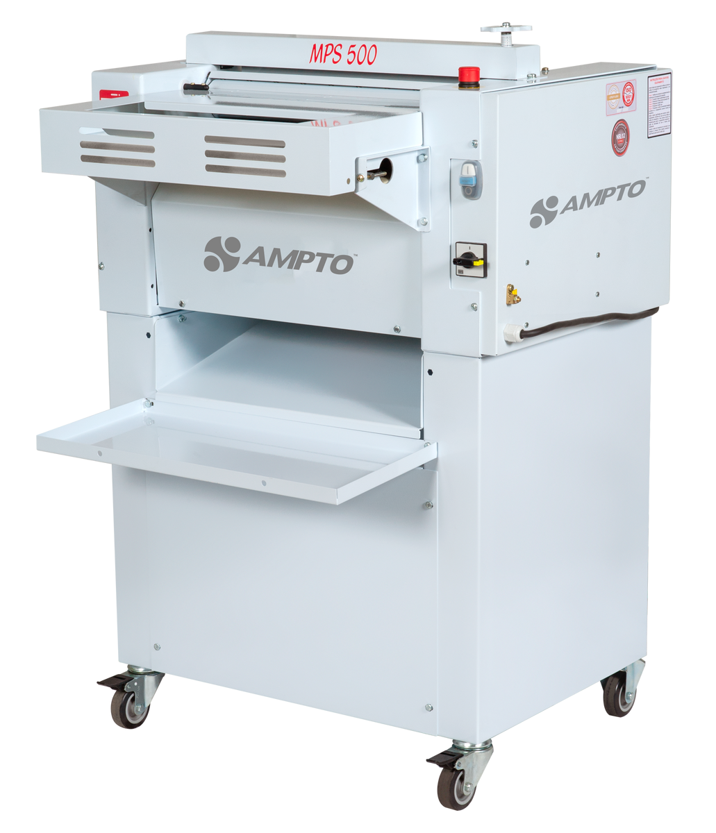 AMPTO MPS500 500 g Bread & Roll Moulder, 19.63" Rollers, Floor Model, Includes Pedestal