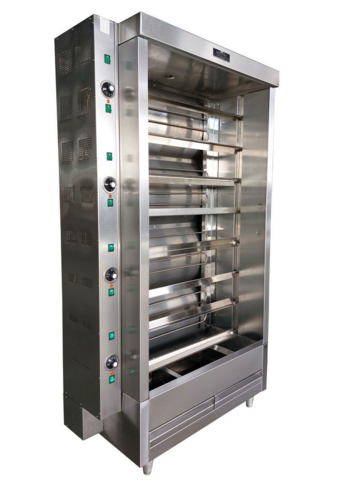 Metal Supreme FRE8VE Electric Chicken Rotisserie, 40 Chicken Capacity