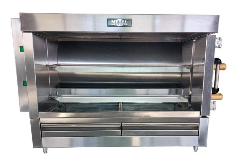 Metal Supreme FRG2VE Gas Chicken Rotisserie, 10 Chicken Capacity, Liquid Propane with NG Conversion Kit